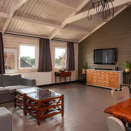 別荘 Familiehuis Met Hottub | 10 Pers. Wilsum